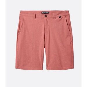 Travis Mathew Sand Harbor‎ Golf Short Mens 30 Heather Garnet Rose New With Tags